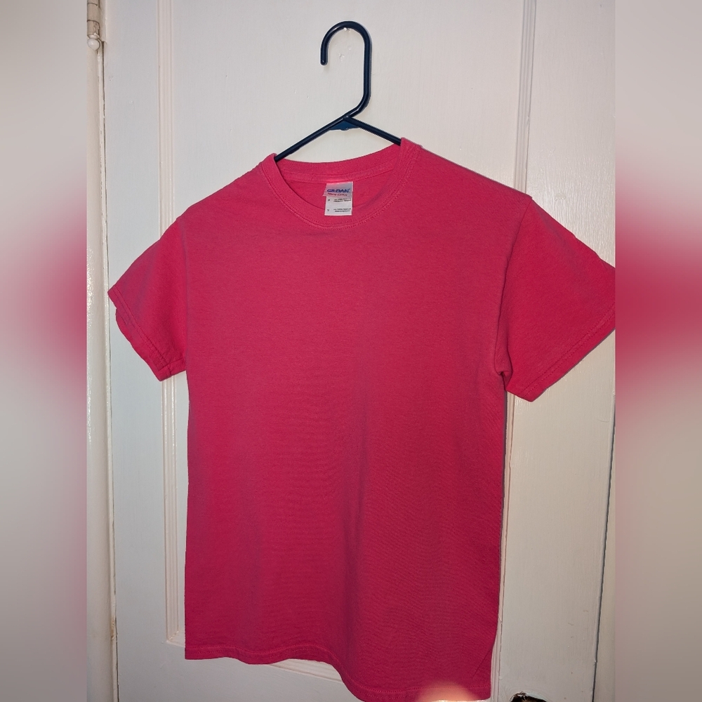 Gildan Heavy Cotton Pink T-shirt Pre-owned